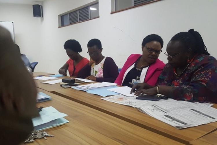 The CMO DR. Asimba and UHS PC team