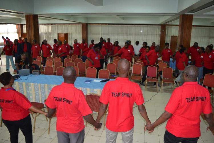 uhs staff during the morning session