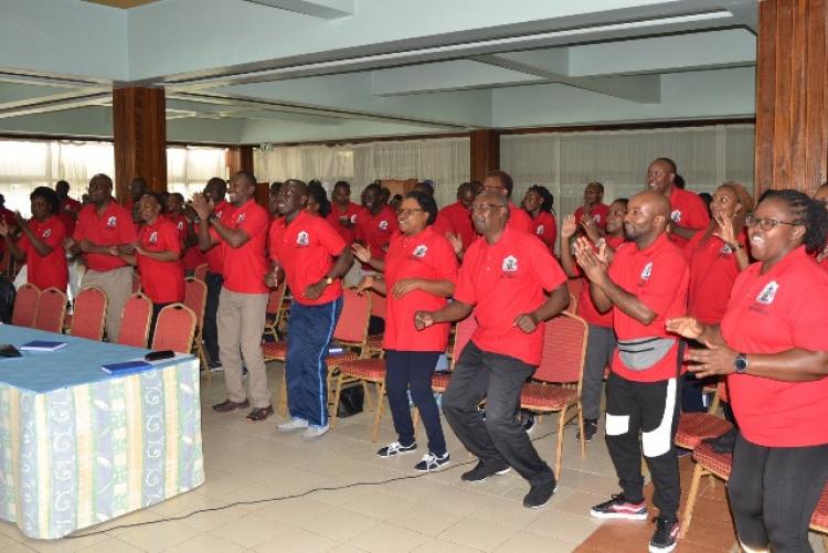 uhs staff during the morning session