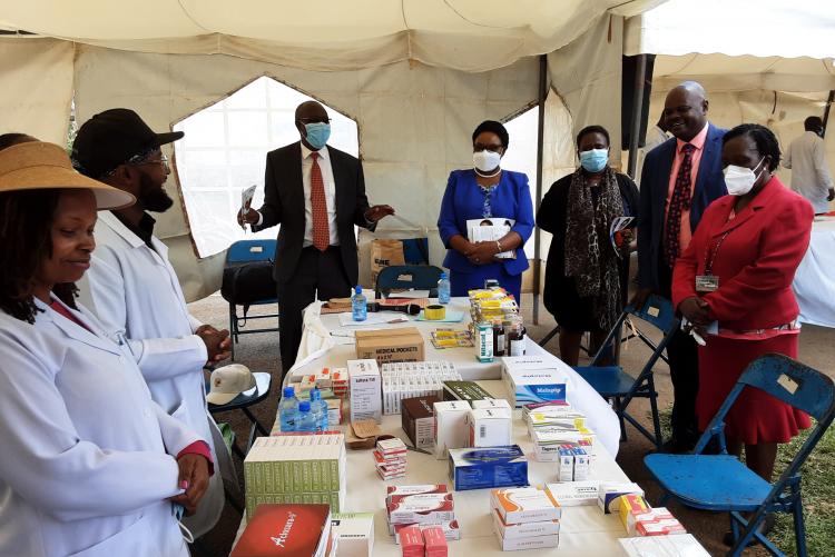 University Management visits pharmacy section