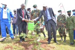 Community tree planting exercise at the University of Nairobi’s Upper Kabete Campus